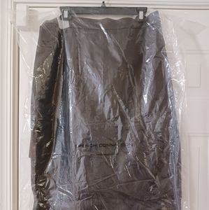 Decadence Midi leather skirt